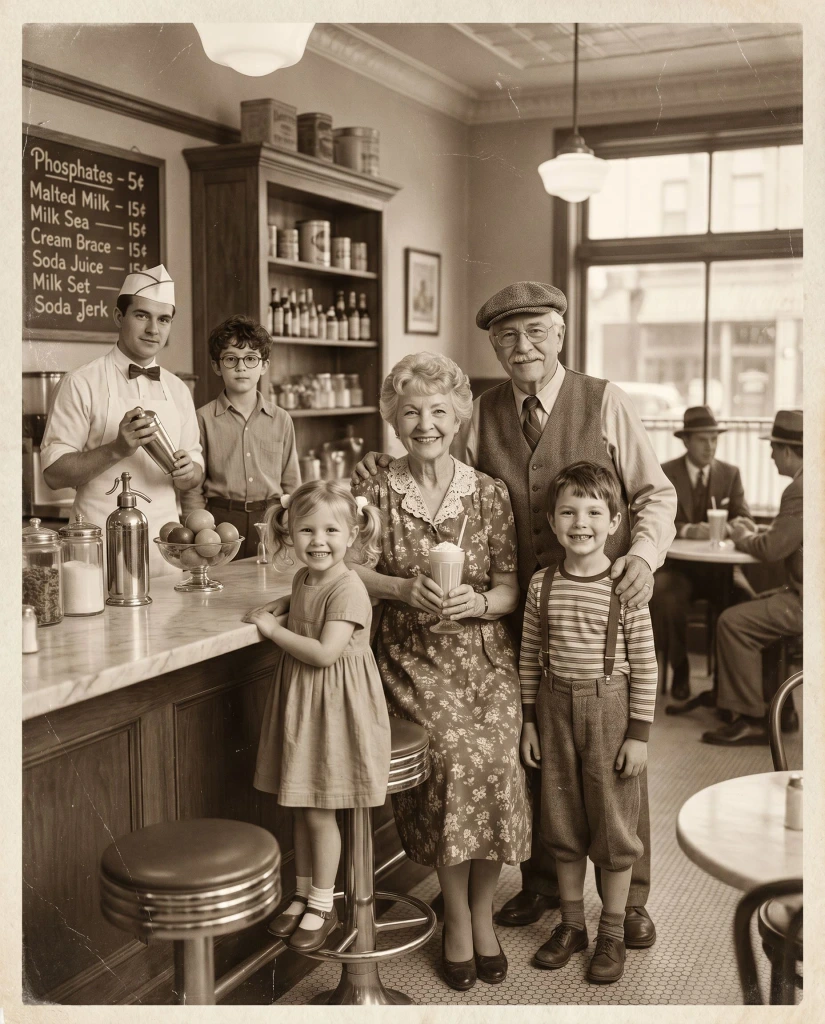 Example: Soda Fountain Sweethearts