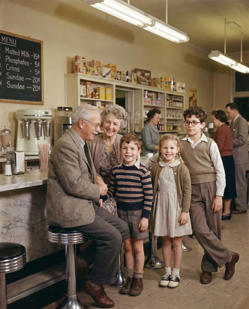 Example: Soda Fountain Sweethearts