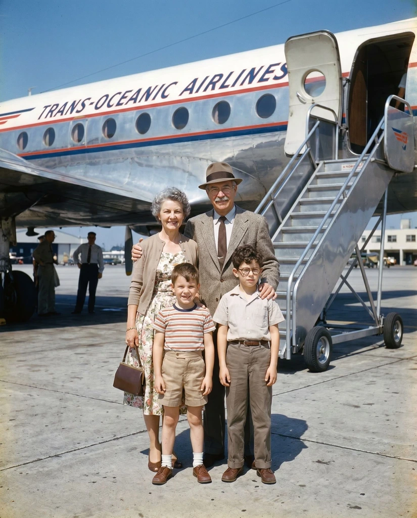 Example: Vintage Airline Glamour