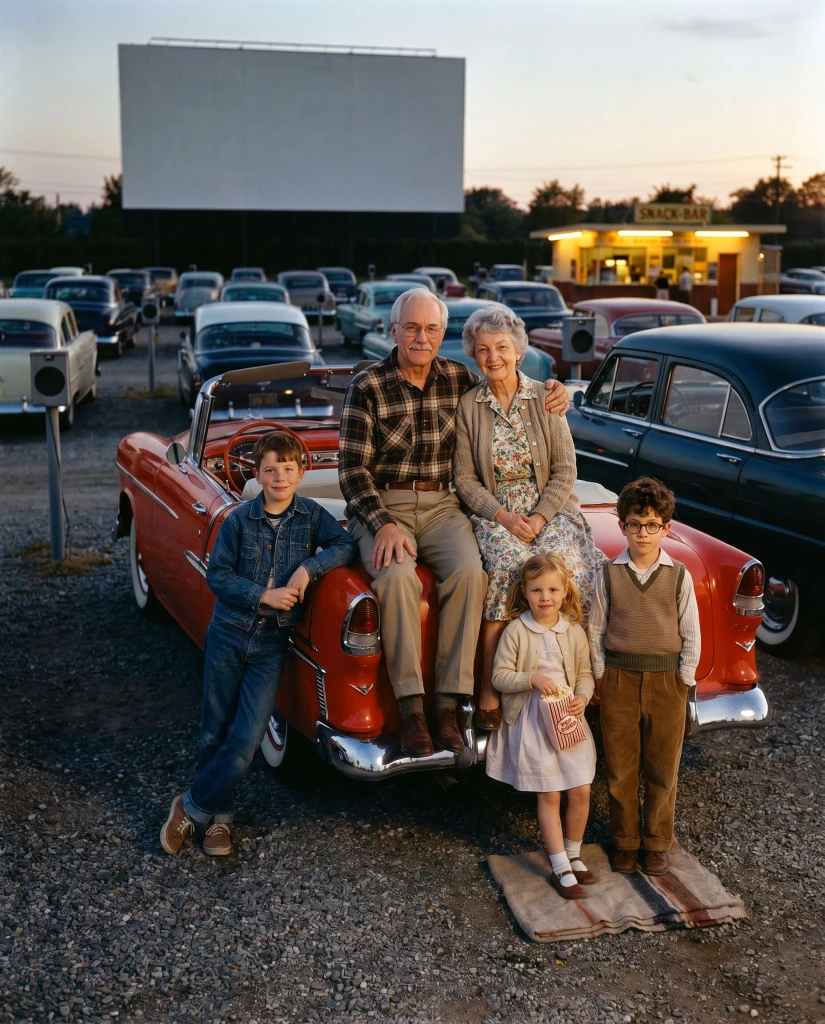 Example: Dusk at the Drive-In