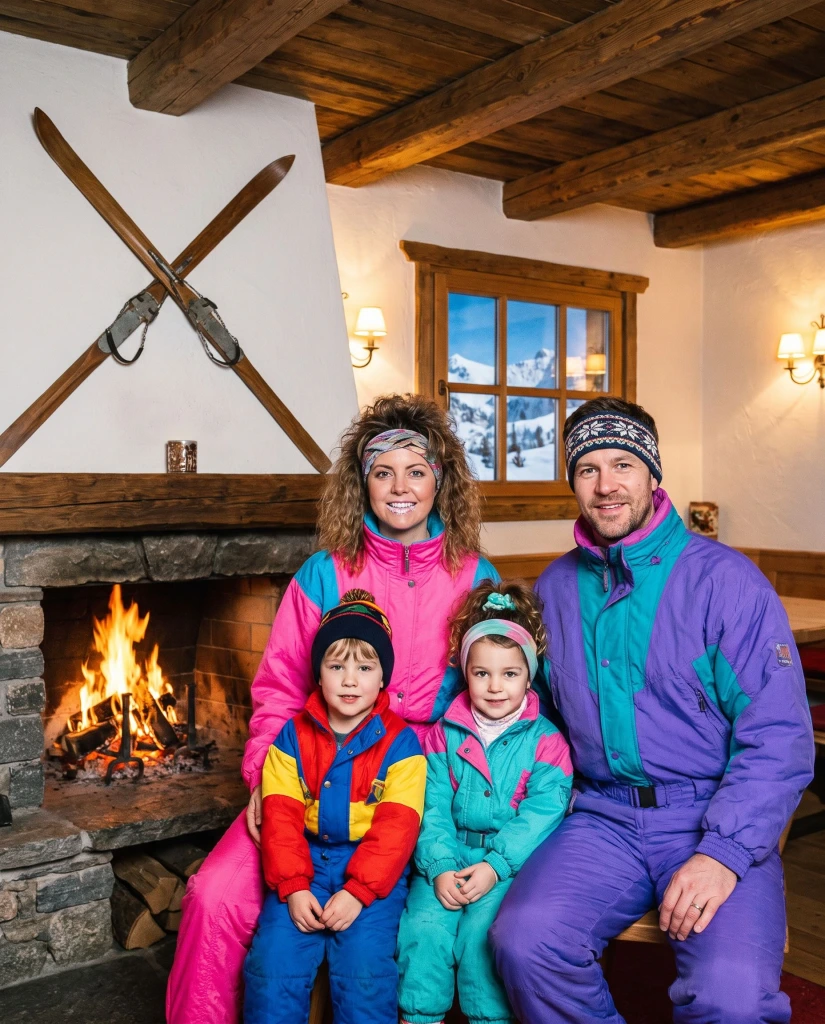 Example: Neon Ski Lodge