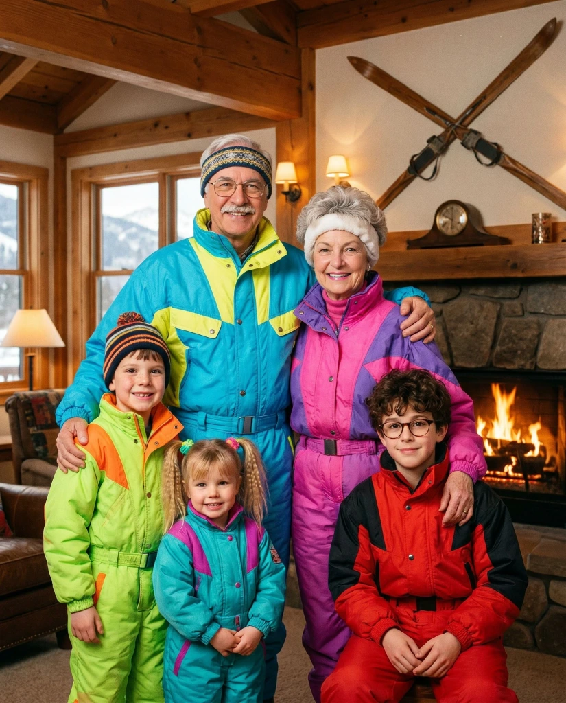 Example: Neon Ski Lodge