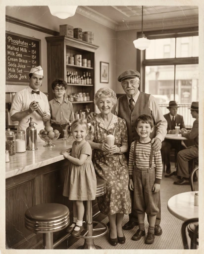 Example: Soda Fountain Sweethearts