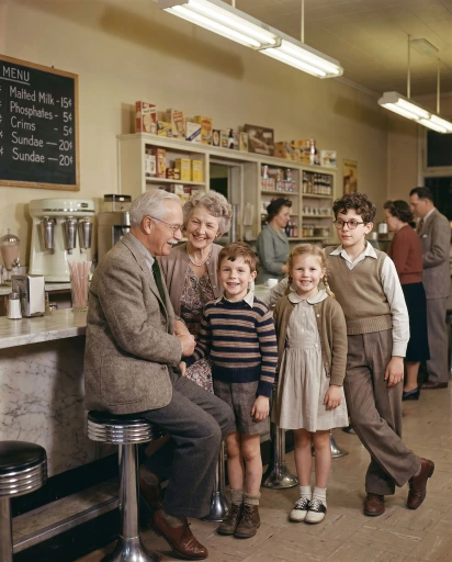 Example: Soda Fountain Sweethearts