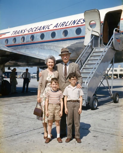 Example: Vintage Airline Glamour
