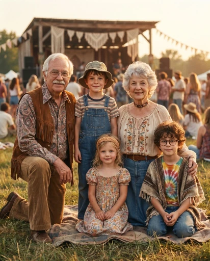 Example: Boho Festival Field